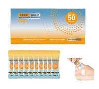 Mini Sunscreen Travel Size SPF 50+, Waterproof & Long-Lasting Sun Cream for Face & Body, Lightweight, Non-Greasy, for Outdoor, Beach, Sports & Daily Use (50 Pack)