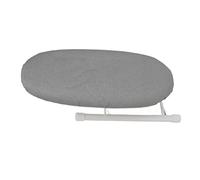 Mini tabla de planchar de sobremesa - Resistente al calor, plegable y portátil - Accesorios para planchar ropa en el hogar, viajes, dormitorios y apartamentos (Gris)