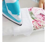 Mini tabla de planchar portátil para mangas, puños y cuellos - Tabla de planchar plegable de viaje con funda extraíble lavable de mezcla de algodón Heat-Balan (A)