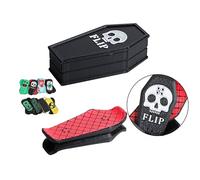 Mini Tabla magnética para Dedos: diversión, Mini monopatín de Bolsillo, Tabla de Surf para Dedos, portátil para aliviar el estrés, para Trucos, Viajes y Jugar en el Escritorio. (Black)