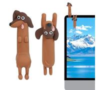 Mini tablero de perro , 2 figuras interiores de coche, de tablero de resina de calidad con diseño de base estable, pieza de decoración detallada de escultura de cachorro, figuras
