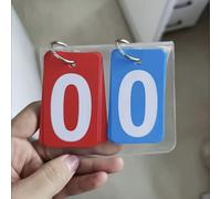 Mini Tablero de Puntuación Portátil para Competición, Adecuado para Baloncesto, Fútbol, Tablero de Puntuación Impermeable para Cuentas de , Sin Batería
