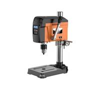 Mini Taladro De Banco, Máquina Perforadora De Velocidad Variable, Chuck1-35mm De Perforación, Banco De Trabajo For Herramientas Eléctricas De Metal Y Madera DIY(Red/Black)
