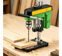 Mini Taladro De Banco, Taladro De Mesa Pequeño, Taladro De Columna Portátil Ajustable De 7 Velocidades, Con Accesorio Para Taladro, Máquina De Perforación De Mesa Compacta