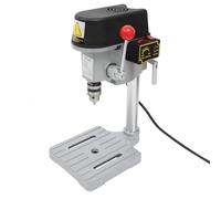 Mini taladro de columna de 340 W, 220 V, taladro vertical, 3 revoluciones, ajustable para madera, metal y plástico