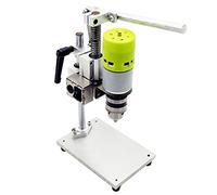 Mini taladro de HUIOP Mini taladro de 7 velocidades banco eléctrico taladro de banco mandril 1.5-10mm 100W pequeño banco taladro de aluminio puro pequeño banco taladro de alta precisión