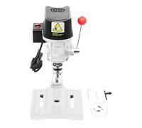 Mini taladro de mesa de 340 W, taladro de columna portátil con 3 velocidades de rotación de 8000 - 16000 rpm, taladro de pie de precisión para metal, madera, plástico, manualidades y enseñanza