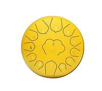 Mini tambor de 12 pulgadas, tambor de lengua de de 13 tonos, instrumento de percusión de tambor etéreo, instrumento de tambor de mano (Color : E)