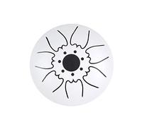 Mini tambor de lengua de de 7 tonos, tambor de baterista de 5 pulgadas con paquete de baquetas, instrumento de percusión (Color : E)