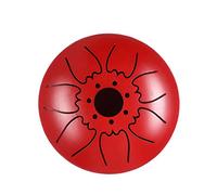 Mini tambor de lengua de de 7 tonos, tambor de baterista de 5 pulgadas con paquete de baquetas, instrumento de percusión (Color : D)