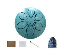 Mini tambor de lengua para niños, tambor de lengua de acero de 6 tonos para niños, tambores musicales de metal para meditación, juego de educación, yoga, tanque de lluvia exterior, lluvia de acero,