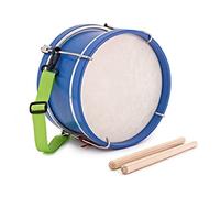 Mini tambor de marcha con correa y batidores - Blue 8.5" x 5.5"