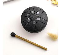 Mini Tambor EtéReo, Tambor De Lengua De Acero De Piedra De Buda, Tambor Sin Preocupaciones, Tambor De PercusióN De 3 Pulgadas, Kit De CuracióN De Sonido De 6 Notas,E