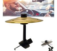 Mini tambor para coche, accesorio con clip para ventilación, decoración musical para todo tipo de vehículos, ideal para amantes d