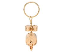 Mini tambores llavero lindo metal portátil portátil keychain amantes de la música mochila, bolso (Brota)