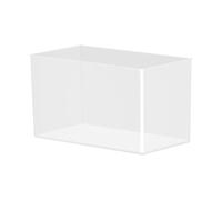 Mini tanque de peces, Tiny Frameless Bowl, 11,42 x 5,91 in Extra Clear Aquarium, Crab Spider Terrariums, Mini Habitat for Temporary Space, Men, Women, Nature Lovers, Pet Display