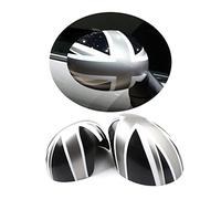 MINI Tapa de carcasa para espejo retrovisor lateral, Juego de tapas de espejo lateral para Mini Cooper One/S/JCW R55 R56 R57 R58 R59 R60 R61 (Union Jack Gris, Serie R Plegado Manual)