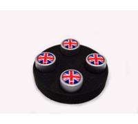 MINI Tapones de válvula originales de Union Jack para F57 R52 R57 R57 LCI F54 R55 36120422550