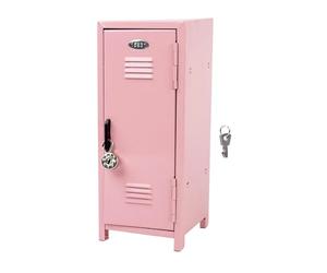 Mini taquilla - fuerte de metal pequeña de 10.83 pulgadas con cerradura | Armario de seguridad de escritorio de oficina de regreso a clases | de almacenamiento de joyas de hierro. Hecho de
