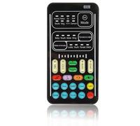 Mini Tarjeta de Sonido con 8 Modos de Cambio de Voz para Computadoras, Teléfonos y Tabletas