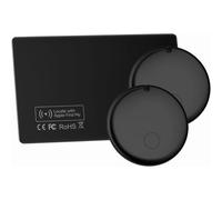 Mini tarjeta y tarjeta de cartera, tarjeta para encontrar mi cartera, IP68, compatible con (solo iOS), localizador de artículos para etiquetas de