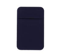 Mini tarjetero adhesivo universal para la parte trasera del teléfono, práctico bolsillo delgado para tarjetas de crédito, Navy, As show, Casual