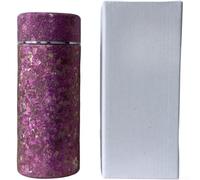 Mini taza aislada de 200 ml, taza de titanio puro con colador de té, tazas de café ligeras y portátiles para viajes (200 ml, rojo)