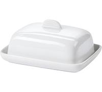 Mini tazón de cerámica extra pequeño para servir mantequilla de una sola porción con tapa (rectangular)