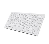 Mini Teclado con Cable USB Ultradelgado de 78 Teclas para Computadora de Escritorio, Portátil, PC, Accesorios Profesionales (White)