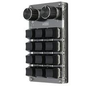 Mini Teclado de 12 Teclas, Teclado Programable de 1 Mano, Teclado Portátil RGB, Teclado de Conexión por Cable para Computadora Portátil, PC, Escritorio, Computadora Portátil