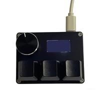 Mini teclado de diseño compacto con interruptores magnéticos para mejorar la experiencia del usuario (negro)