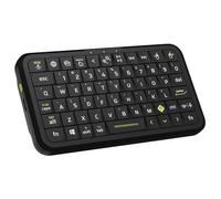 Mini teclado inalámbrico con modo dual 2.4G/Bluetooth, ultradelgado y portátil, gestos de mouse de aire, retroiluminación RGB, compatible con televisores inteligentes/PC/tabletas/teléfonos (iOS