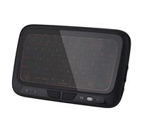 Mini teclado inalámbrico con pantalla táctil, teclado retroiluminado 2.4G para PC, tableta, HTPC, IPTV, Internet TV, Smart TV