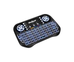 Mini Teclado inalámbrico Smart TV LED USB 2,4 GHz Touchpad Rebel Q5