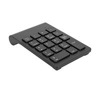 Mini Teclado Inalámbrico Teclado Numérico Liviano Ergonómico Accesorio de PC USB para Escritura Rápida Uso Cómodo Se Adapta a la Bolsa de Computadora Portátil para Viajes de Oficina Blanco