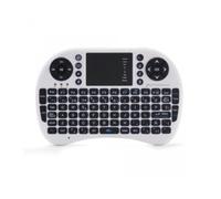 Mini teclado inalambrico wireless 2.4ghz phoenix touchpad multimedia smart tv / tvbox / android tv / color blanco y negro