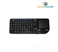 Mini Teclado iPazzPort + TouchPad + Puntero Laser Negro