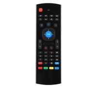 Mini teclado para Smart TV y proyector, control remoto Air Mouse con aprendizaje IR y sensor de movimiento, control remoto universal inalámbrico de