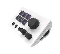 Mini teclado personalizable: accesos directos macro de intercambio en caliente para usuarios de Stream Deck (blanco)