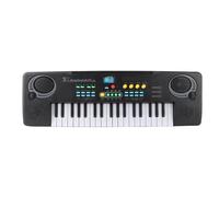 Mini teclado SustVita de 37 teclas con 10 canciones de demostración y 8 ritmos para educación musical, un teclado de piano electrónico e instrumento de aprendizaje para niños para
