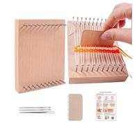 Mini telar tejido, agarre de , fijación para tablero, sello para | Knitting Grip, Board Bond, Handy Seal, Coat Glow, Needle Shine, Mini Weaving Loom for Kids Adults