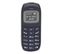 Mini Teléfono Bluetooth, Teléfono con Auricular Bluetooth, Tarjeta SIM Dual de Doble Modo de Espera, Mini Teléfono Móvil 2G para Personas Mayores, Estudiantes (Azul)