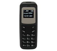 Mini Teléfono Celular Tiny Mobile Phone Admite una Sola Tarjeta Nano SIM y Redes 2G, Se Puede Usar como Reproductores de Música BluetoothMP3 para Teléfonos Inteligentes y Tabletas (Negro)