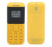 Mini Teléfono Móvil con Pantalla de 0,66 Pulgadas, Pequeño Teléfono en Espera con Tarjeta Dual 2G, Reproductor de Sonido Bluetooth 2 en 1, Teléfono Básico con Soporte SIM 2G 3G