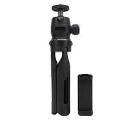 Mini teléfono trípode aleación de Aluminio ABS Modo múltiple Cambio de Bola de 360 ° con Zapato frío 1/4 Puerto trípode de cámara Mini para fotografía de transmisión en Vivo