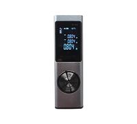 Mini telémetro láser, medidor de Distancia, 40M, 60M, 80M, Digital Recargable, área Volumen, Herramienta medición Varios ángeles Precisión Flexibilidad Medición(60M)