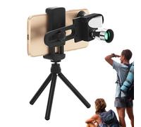 Mini Telescopio,Herramienta Segura Antideslizante | Telescopio de Mano Portátil | para Niños y Niñas, Senderismo, Camping, Aire y Observación de Aves