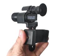 Mini telescopio monocular de Bolsillo portátil de Alta definición con Gran Aumento y Enfoque Ajustable for Acampar y Pescar al Aire Libre (Color : Standard and Bracket)