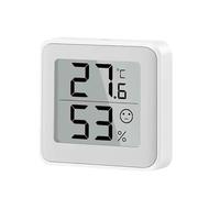 Mini Termohigrómetro Digital LCD | Termómetro Higrómetro Interior | Medidor de Temperatura y Humedad para Casa, Oficina, Invernadero, Bodega | Pantalla Clara, Alta Precisión, Diseño Compacto