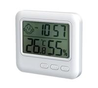 Mini Termómetro E Higrómetro Digital LCD: Indicador De Temperatura Y Humedad De Montaje En Pared, Termómetro E Higrómetro De Pared Para Interiores, Indicador De Clima Interior, Monitor Climático De In
